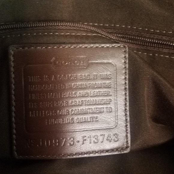 Coach Burgundy / Wine Signature C Logo Bags - Picture 3 of 7